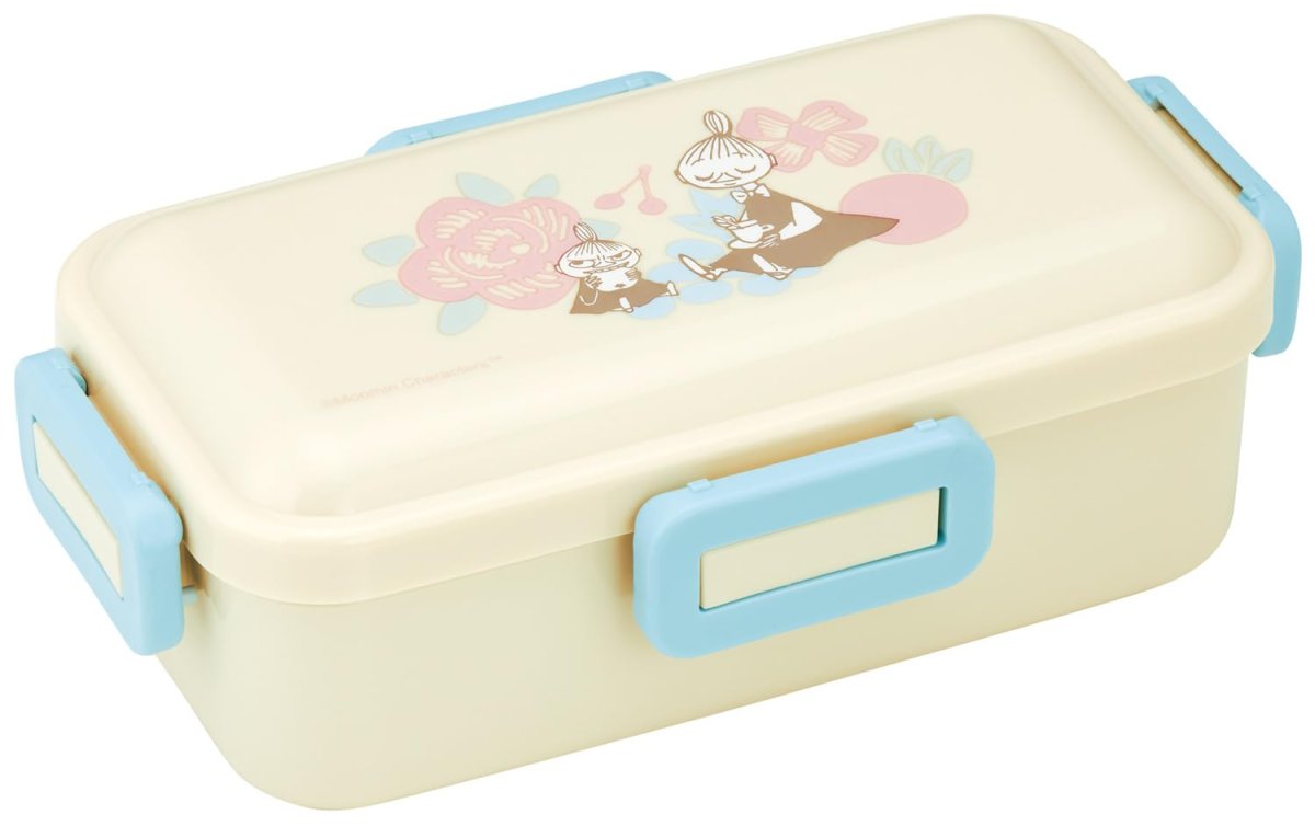 画像1: スケーター（Ｓｋａｔｅｒ） 弁当箱 ５３０ｍｌ １段 女性 日本製 汁漏れしにくい４点ロック ランチボックス 食洗機対応 レンジ対応 ムーミン ライトカラー ＰＦＬＢ６ＡＧ?Ａ (1)