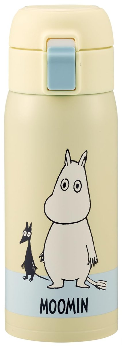 画像1: スケーター（Ｓｋａｔｅｒ） マグボトル ３５０ｍｌ 保温 保冷 ステンレス 水筒 ワンタッチオープン ムーミン ライトカラー ＳＴＯＴ３ (1)