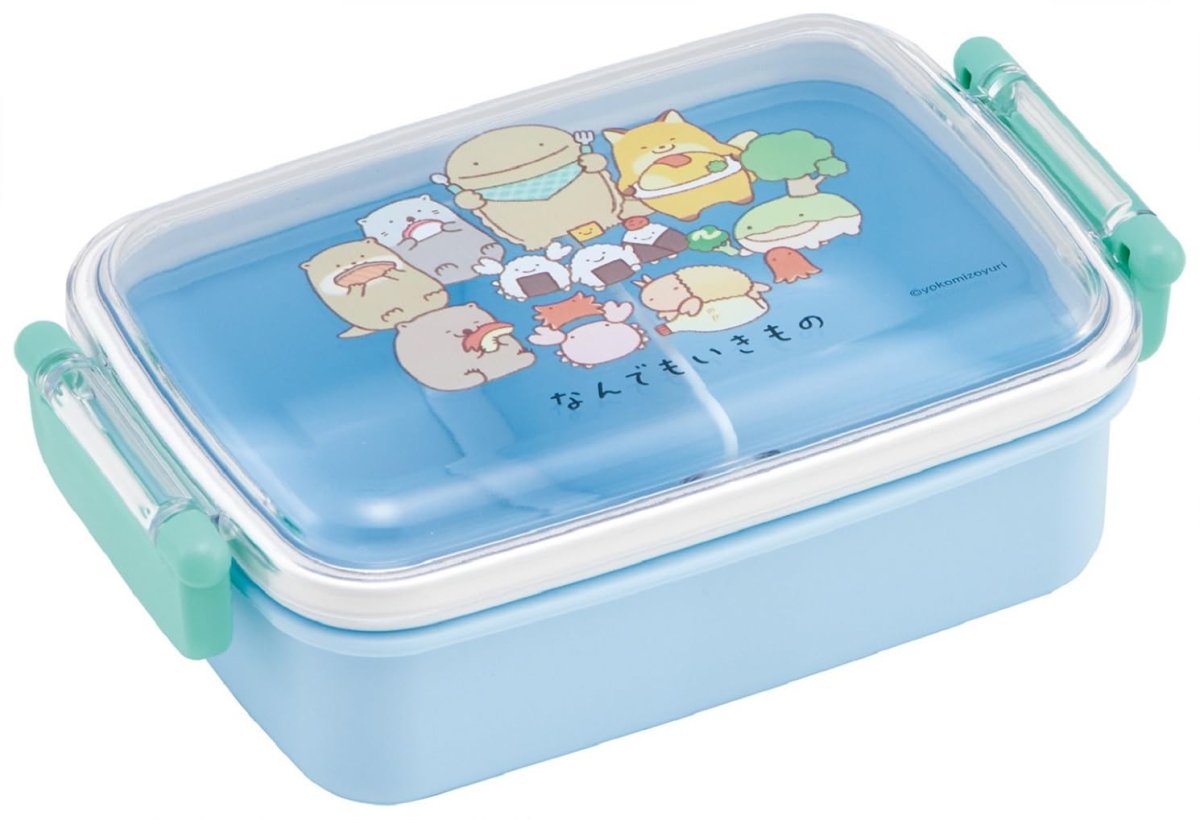 画像1: スケーター（Ｓｋａｔｅｒ） お弁当箱 子供用 ４５０ｍｌ ふわっと盛れるドーム型ふた ランチボックス １段 日本製 なんでもいきもの 女の子 ＲＢＦ３ＡＮＡＧ?Ａ (1)