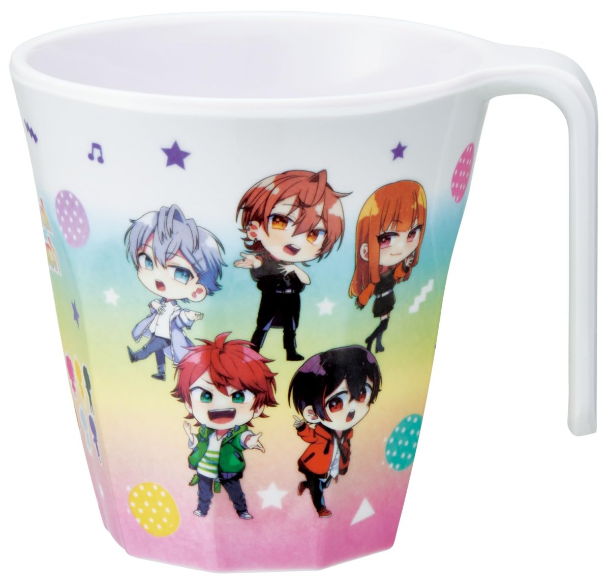 画像1: スケーター（Ｓｋａｔｅｒ） 持ち手付き メラミン タンブラー ３００ｍｌ カラフルピーチ ２５ ＭＴＨ３?Ａ (1)