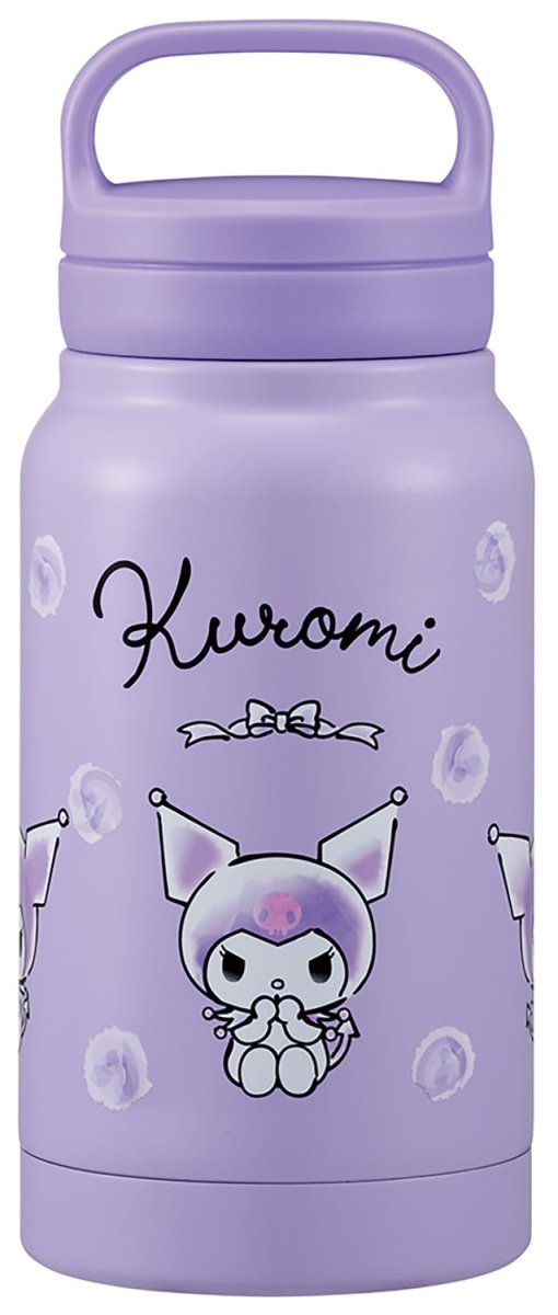 画像1: スケーター（Ｓｋａｔｅｒ） 保温 保冷 ステンレス マグボトル ３５０ｍｌ スクリューハンドル付 サンリオ クロミ 水彩コスメ ＳＴＳＣ４ (1)