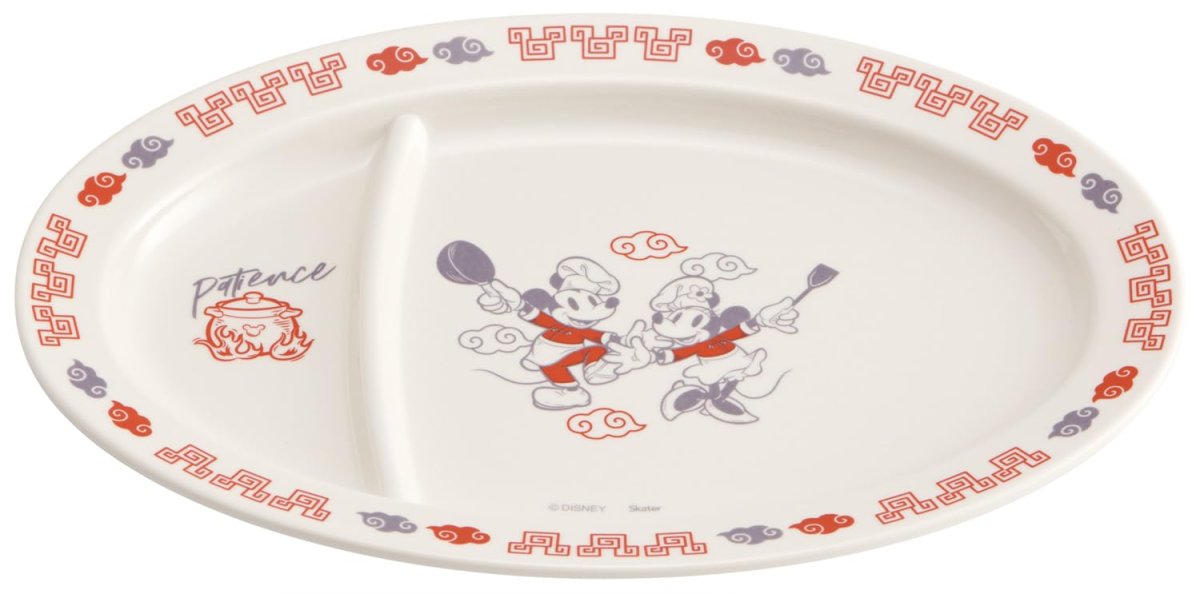 画像1: スケーター（Ｓｋａｔｅｒ） メラミン製 ギョウザ 餃子 皿 食器 町中華 食洗機対応 ディズニー ミッキー＆ミニー ＭＣＨ３?Ａ (1)