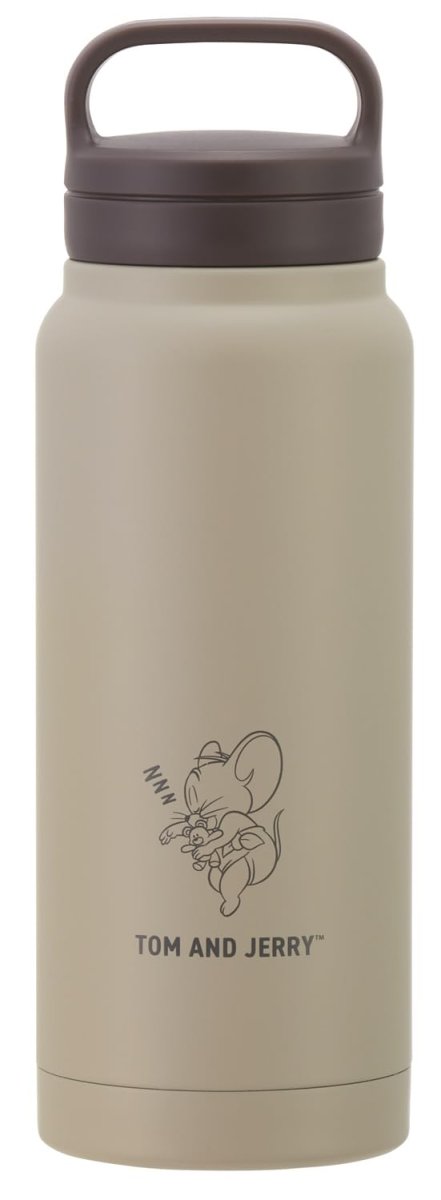 画像1: スケーター（Ｓｋａｔｅｒ） 保温 保冷 ステンレス マグボトル ５００ｍｌ スクリューハンドル付 トムとジェリー おひるね ＳＴＳＣ５?Ａ (1)