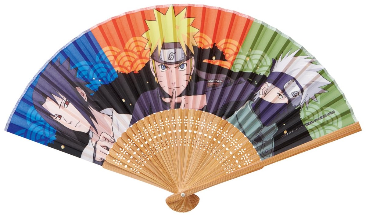 画像1: スケーター（Ｓｋａｔｅｒ） 扇子 和風 風 竹 ＮＡＲＵＴＯ 男の子 ＺＳＳ１?Ａ (1)
