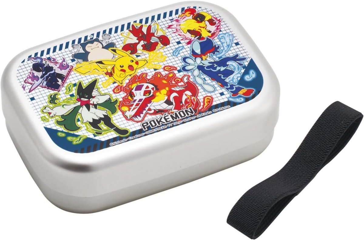 画像1: スケーター（Ｓｋａｔｅｒ） 弁当箱 アルミ ランチボックス 子供用 ３７０ｍｌ 保温庫対応 ランチベルト付 日本製 ポケモン ２５ 男の子 ＡＬＢ５ＮＶ?Ａ (1)