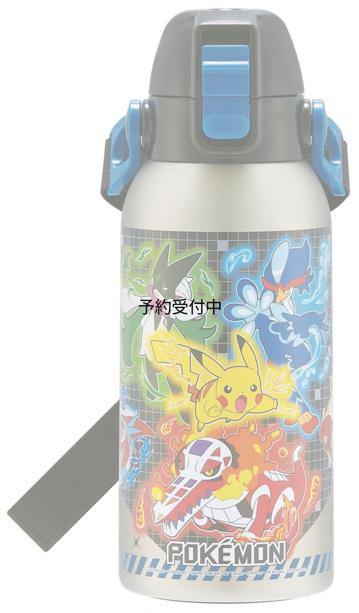 画像1: スケーター（Ｓｋａｔｅｒ） 水筒 子供用 直飲み ６００ｍｌ ポケモン ２５ 男の子 保冷専用 ステンレス 軽量タイプ ｗａｔｅｒｂｏｔｔｌｅ スポーツボトル キッズ こども 水瓶 ＳＴＣＨ６?Ａ (1)