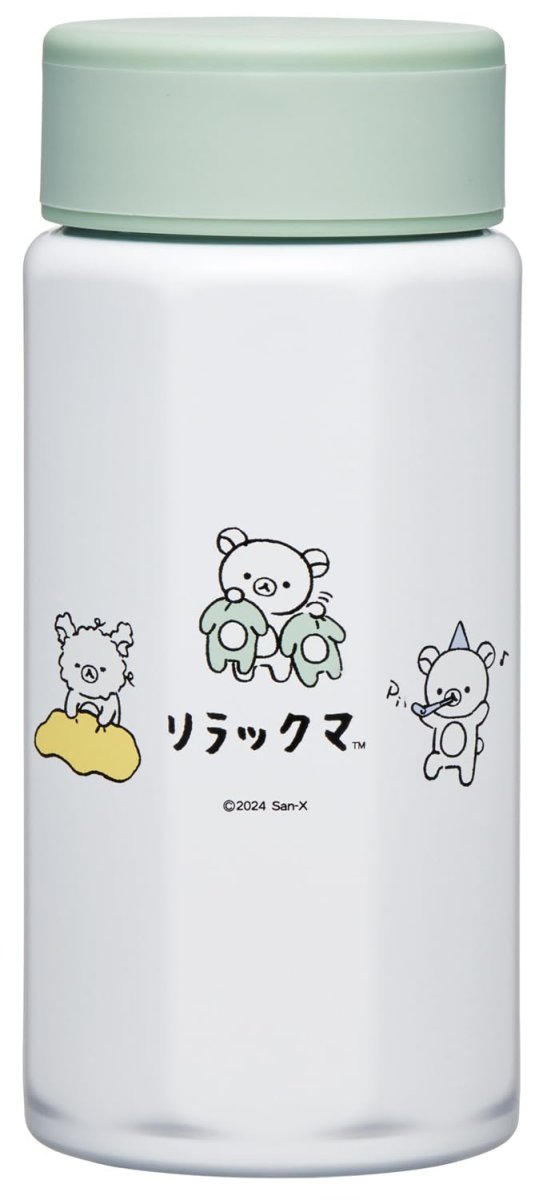 画像1: スケーター（Ｓｋａｔｅｒ） ステンレス マグボトル ３５０ｍｌ 持ちやすい ８角形 保温 保冷 水筒 リラックマ ベーシック ＳＴＯ４ (1)