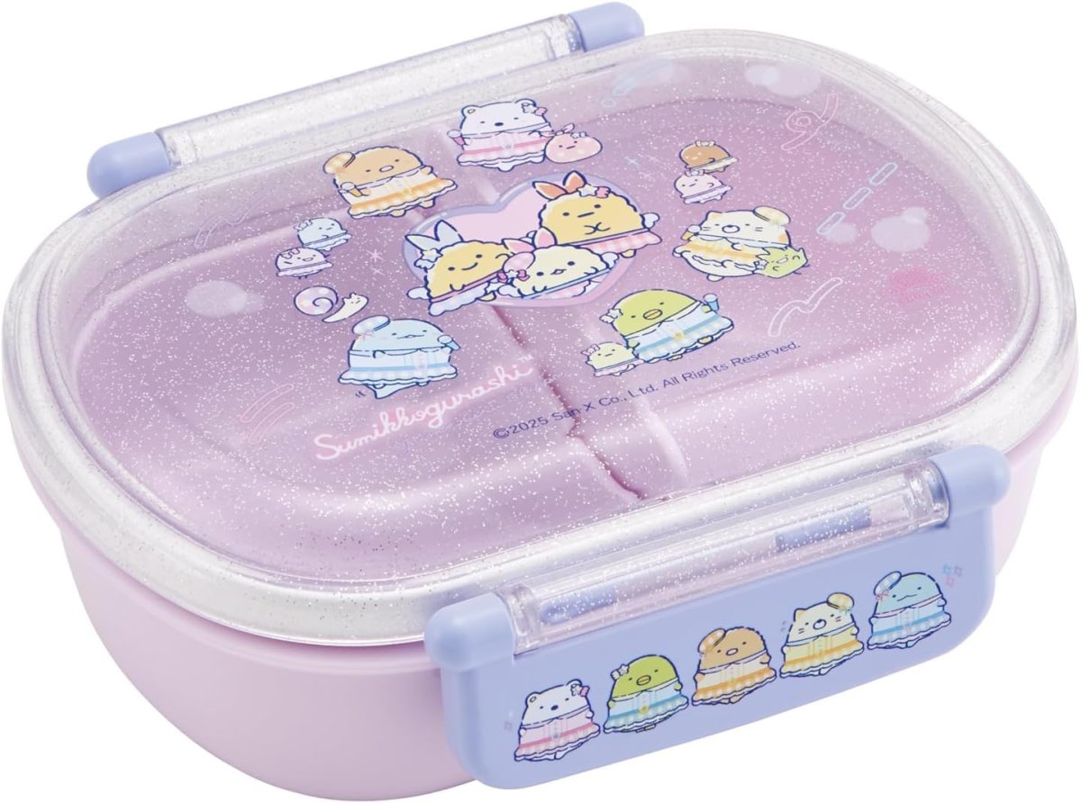 画像1: スケーター（Ｓｋａｔｅｒ） 子供用 弁当箱 ふわっと盛れる ランチボックス １段 ３６０ｍｌ 日本製 食洗機対応 レンジ対応 すみっコぐらし 夢みるしっぽず 女の子 ＱＡＦ２ＢＡ?Ａ (1)