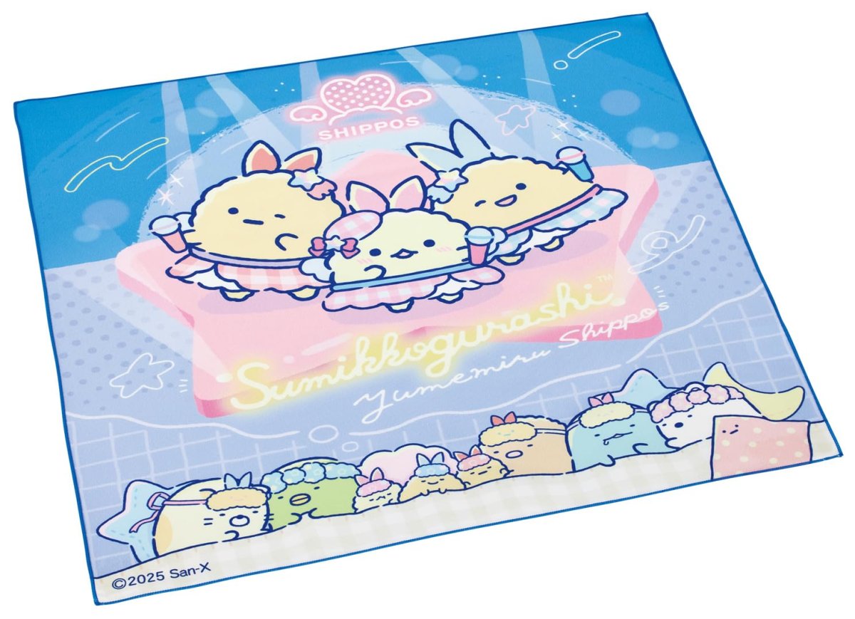 画像1: スケーター（Ｓｋａｔｅｒ） 子供用 お弁当 ランチクロス ４３×４３ｃｍ 日本製 すみっコぐらし 夢みるしっぽず 女の子 ＫＢ４ＳＮ?Ａ (1)