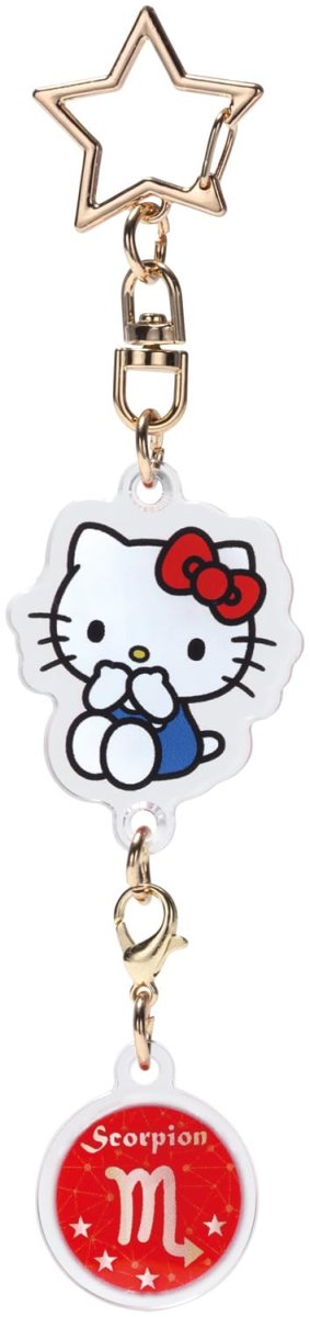 画像1: スケーター アクリル 星座 キーホルダー アクセサリー サンリオ ハローキティ 蠍座 ＺＡＫＨ１?Ａ (1)