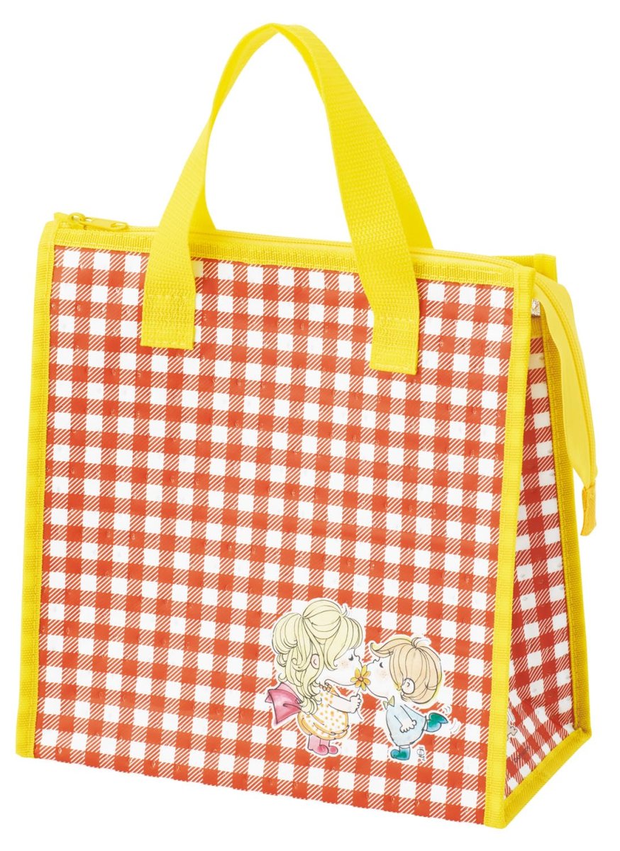 画像1: スケーター（Ｓｋａｔｅｒ） ランチバッグ 不織布 保冷 バッグ ２６．５×２７ｃｍ 水森亜土 ＦＢＣ１?Ａ (1)