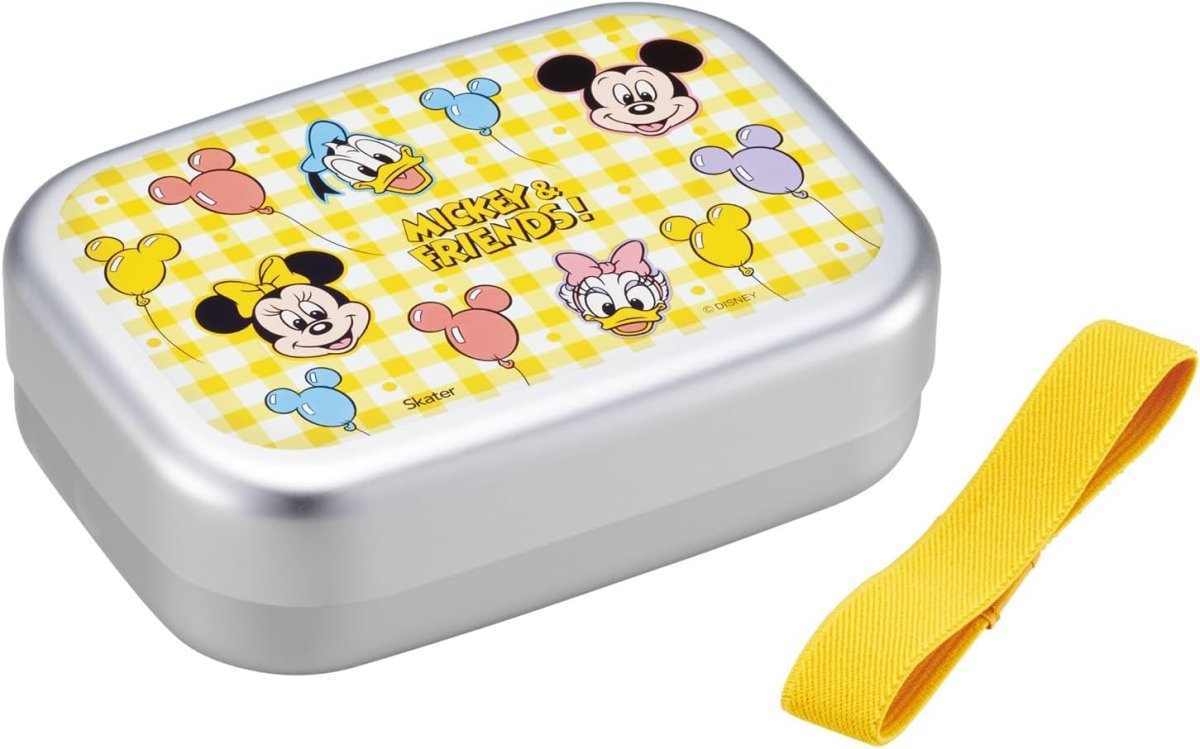 画像1: スケーター（Ｓｋａｔｅｒ） 弁当箱 アルミ ランチボックス 子供用 ３７０ｍｌ 保温庫対応 ランチベルト付 日本製 ディズニー ミッキー＆フレンズ 風船 ＡＬＢ５ＮＶ?Ａ (1)