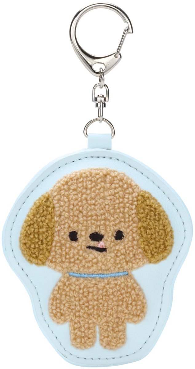 画像1: スケーター（Ｓｋａｔｅｒ） さがら 刺繍 キーホルダー ぱぷぱぷぱぴー ＴＯＹ ＰＯＯＤＬＥ トイプードル 犬 ＺＫＨ１?Ａ (1)