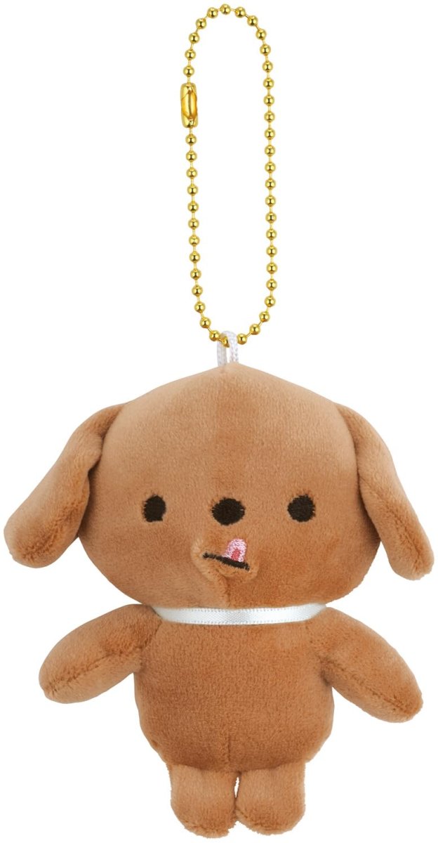 画像1: スケーター（Ｓｋａｔｅｒ） ぬいぐるみ マスコット キーホルダー ボールチェーン ぱぷぱぷぱぴー ＴＯＹ ＰＯＯＤＬＥ トイプードル 犬 ＺＮＫＨ１?Ａ (1)