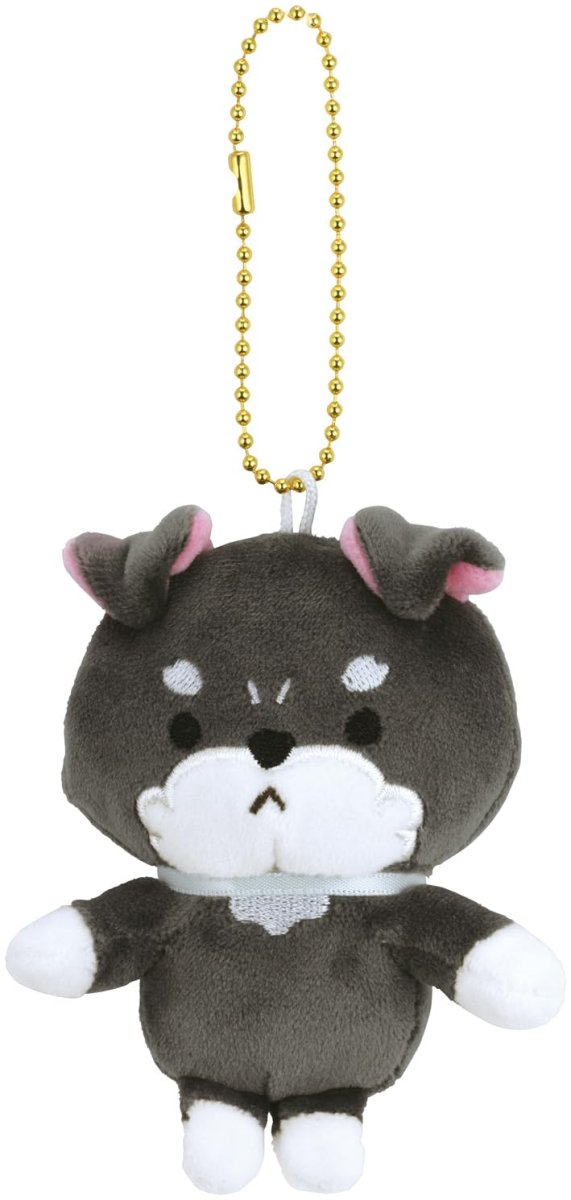 画像1: スケーター（Ｓｋａｔｅｒ） ぬいぐるみ マスコット キーホルダー ボールチェーン ぱぷぱぷぱぴー ミニチュアシュナウザー 犬 ＺＮＫＨ１?Ａ (1)
