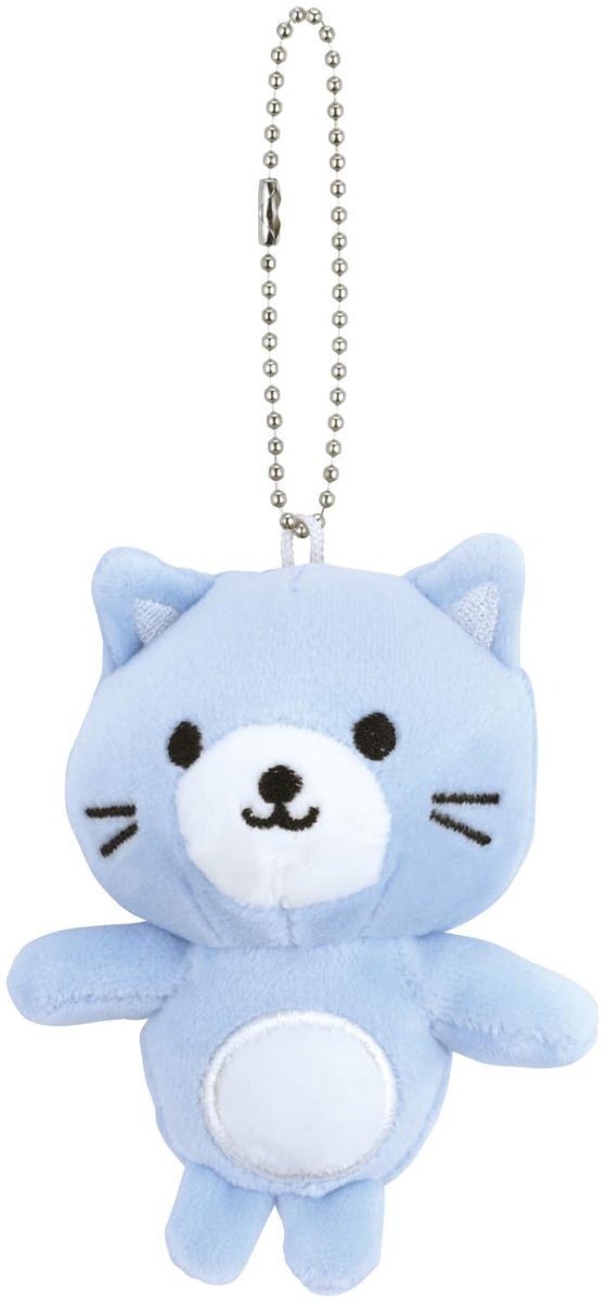 画像1: スケーター（Ｓｋａｔｅｒ） ぬいぐるみ マスコット キーホルダー ボールチェーン にゃ?にゃ さばのん 猫 ＺＮＫＨ１?Ａ (1)