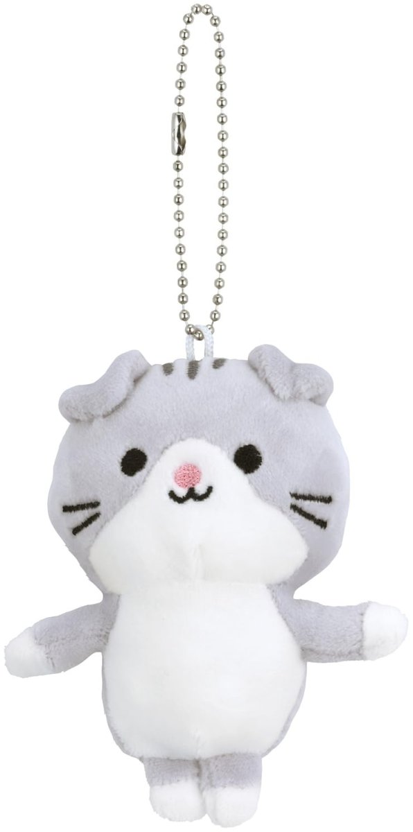 画像1: スケーター（Ｓｋａｔｅｒ） ぬいぐるみ マスコット キーホルダー ボールチェーン にゃ?にゃ すこっち 猫 ＺＮＫＨ１?Ａ (1)