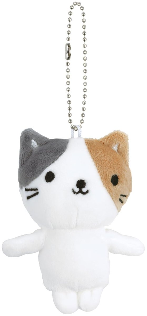 画像1: スケーター（Ｓｋａｔｅｒ） ぬいぐるみ マスコット キーホルダー ボールチェーン にゃ?にゃ みけにゃ 猫 ＺＮＫＨ１?Ａ (1)