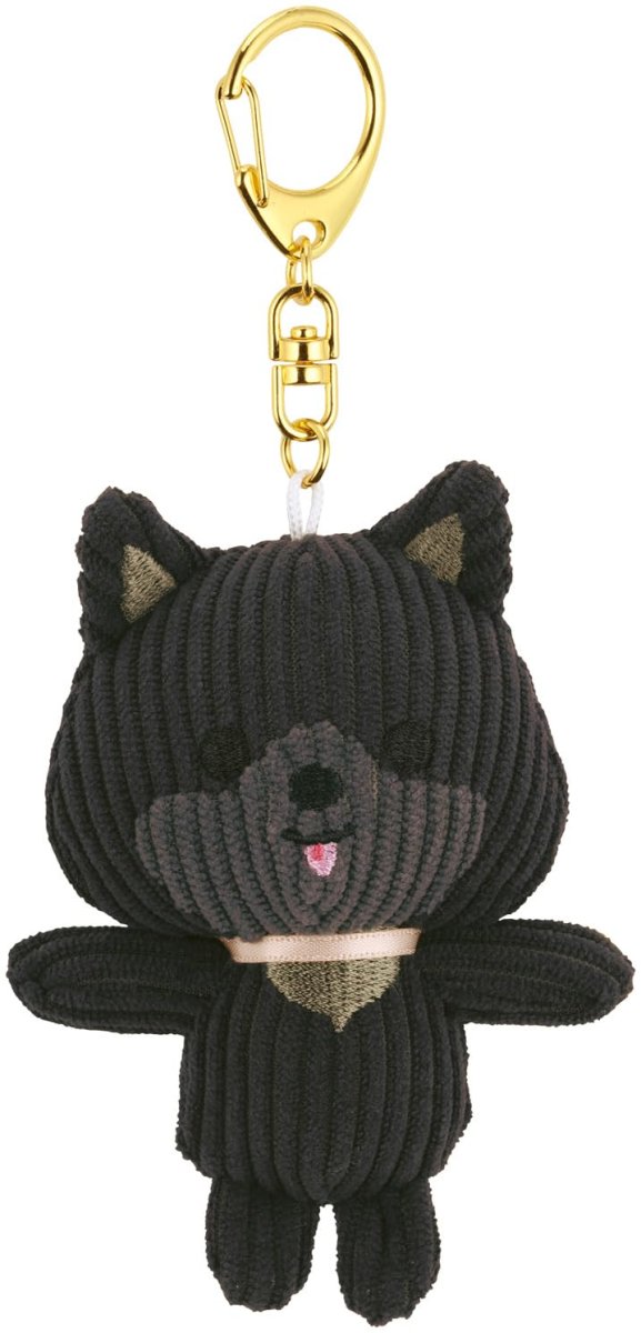 画像1: スケーター（Ｓｋａｔｅｒ） ぬいぐるみ マスコット キーホルダー コーデュロイ生地 回転カン ぱぷぱぷぱぴー ＰＯＭＥＲＡＮＩＡＮ ポメラニアン 犬 ＺＮＫＨ２?Ａ (1)