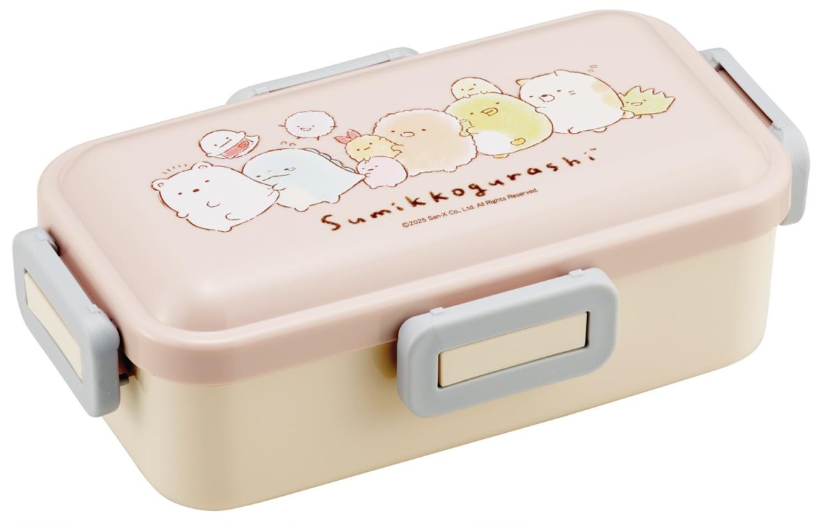 画像1: スケーター（Ｓｋａｔｅｒ） 弁当箱 ふわっと盛れる ランチボックス １段 ５３０ｍｌ 食洗機対応 レンジ対応 日本製 すみっコぐらし ドローイング ＰＦＬＢ６?Ａ (1)