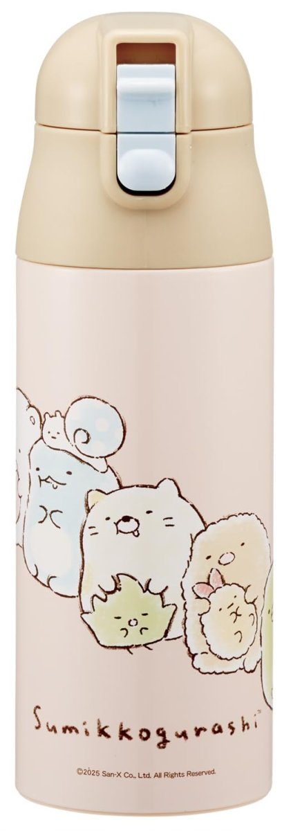 画像1: スケーター（Ｓｋａｔｅｒ） マグボトル ３６０ｍｌ 保温 保冷 ステンレス 水筒 すみっコぐらし ドローイング ＳＤＰＣ４?Ａ (1)