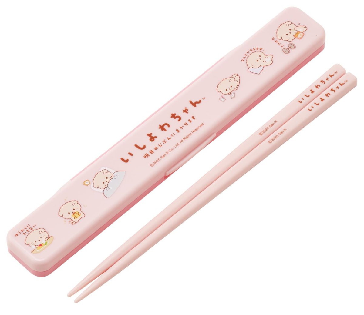 画像1: スケーター（Ｓｋａｔｅｒ） 箸 箸箱 セット １８ｃｍ 大人用 日本製 いしよわちゃん 女の子 ＡＢＣ３?Ａ (1)