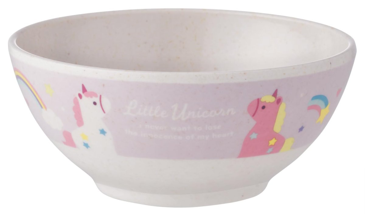 画像1: スケーター（Ｓｋａｔｅｒ） メラミン 茶碗 バンブーファイバー ２１０ｍｌ 食洗機対応 リトルユニコーン 女の子 Ｍ３２Ｂ?Ａ (1)