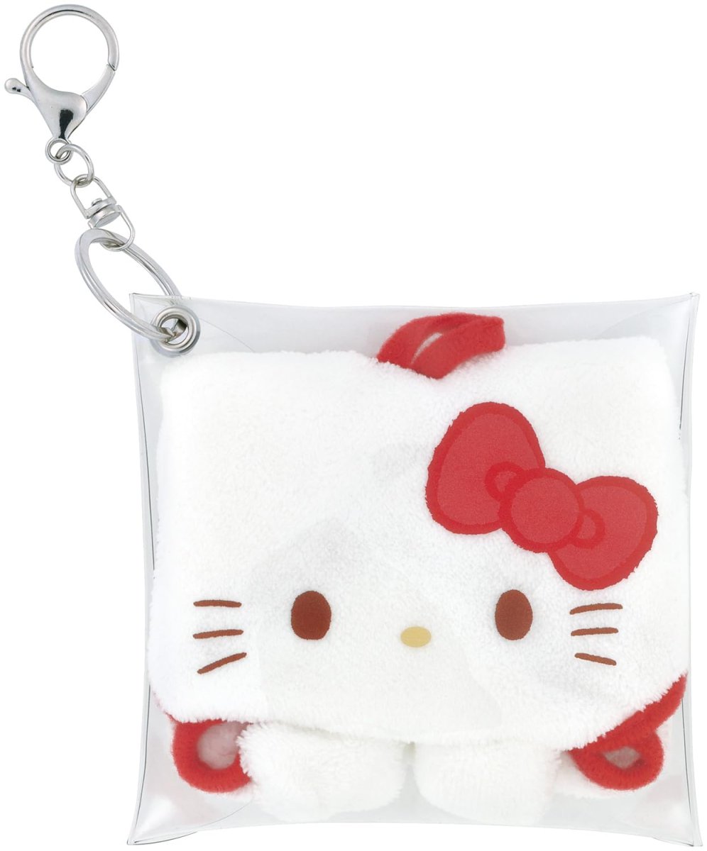 画像1: スケーター（Ｓｋａｔｅｒ） パペット風 おしぼり セット ２０×２０ｃｍ ループ付 サンリオ ハローキティ ＺＰＯ１?Ａ (1)