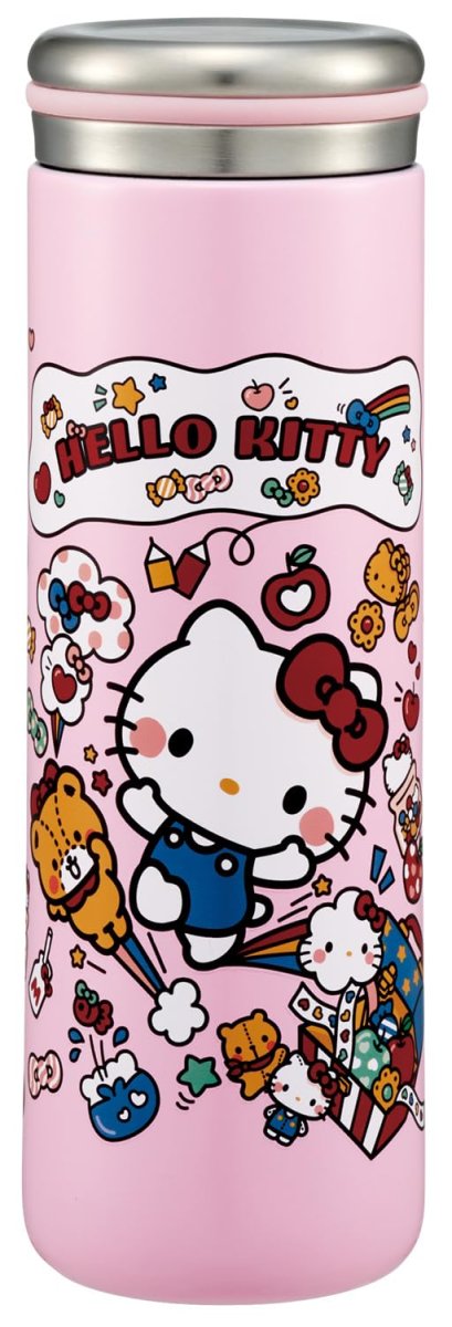 画像1: スケーター（Ｓｋａｔｅｒ） ステンレス マグ ボトル 水筒 ２８０ｍｌ 保温 保冷 真空二重構造 サンリオ ハローキティ 大好きな日々 ＳＴＸ３?Ａ (1)