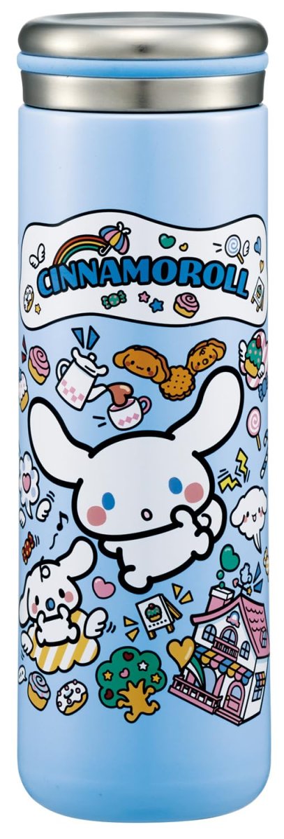 画像1: スケーター（Ｓｋａｔｅｒ） ステンレス マグ ボトル 水筒 ２８０ｍｌ 保温 保冷 真空二重構造 サンリオ シナモロール 大好きな日々 ＳＴＸ３?Ａ (1)