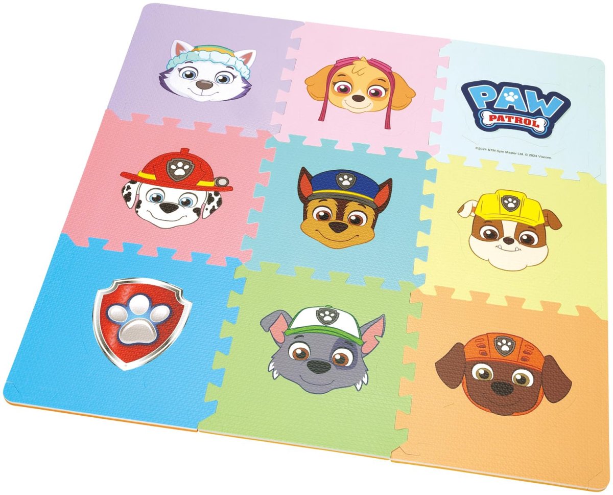 画像1: スケーター（Ｓｋａｔｅｒ） パズル マット ９枚入り フロア 床 シート 玩具 キッズ パウ・パトロール 男の子 ＩＰＺＭ１?Ａ (1)