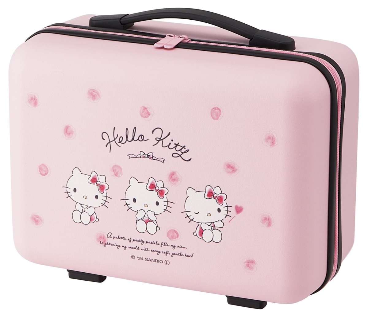 画像1: スケーター（Ｓｋａｔｅｒ） ハード キャリーオンケース 底足付 メッシュポケット付 １５Ｌ サンリオ ハローキティ 水彩コスメ ＴＣＯＣ１５?Ａ (1)