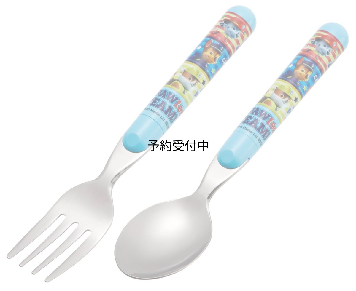 画像1: スケーター（Ｓｋａｔｅｒ） スプーン フォーク セット カトラリー 食洗機対応 日本製 パウ・パトロール 男の子 ＳＦＲ１ (1)