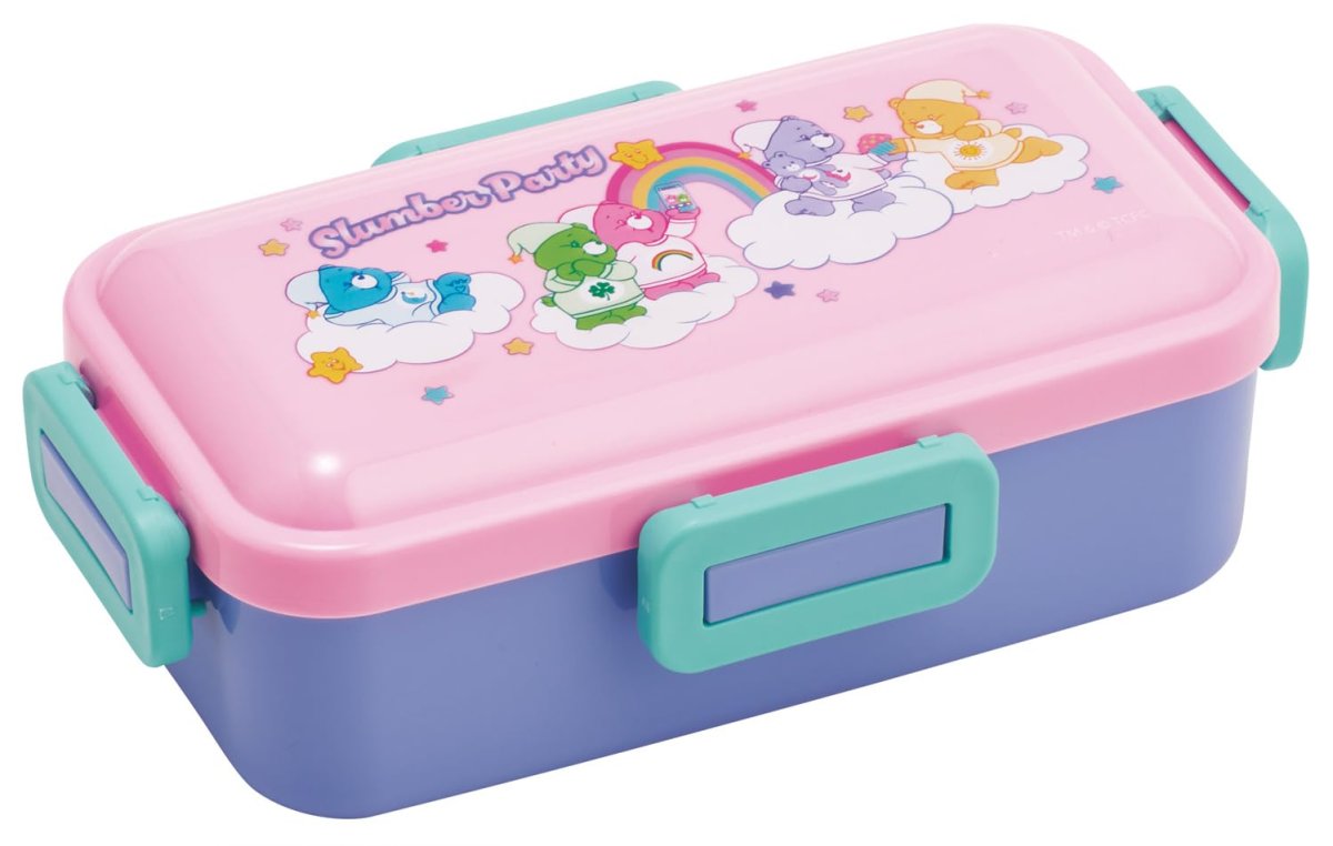 画像1: スケーター（Ｓｋａｔｅｒ） 弁当箱 ５３０ｍｌ １段 女性 日本製 汁漏れしにくい４点ロック ランチボックス 食洗機対応 レンジ対応 Ｃａｒｅ Ｂｅａｒｓ ケアベア ＰＦＬＢ６ＡＧ?Ａ (1)