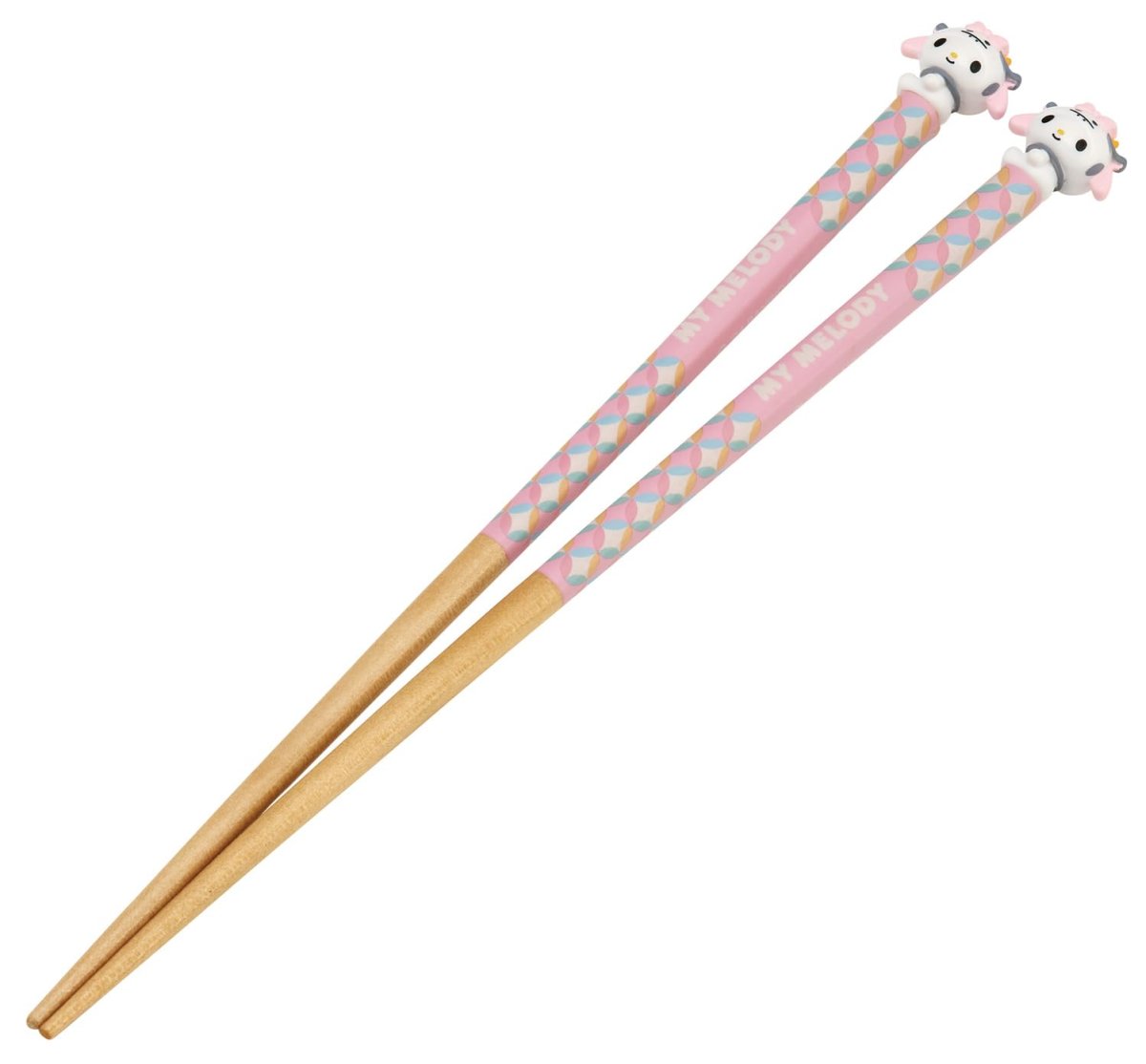 画像1: スケーター（Ｓｋａｔｅｒ） 塗箸 ２１ｃｍ マスコット付 サンリオ マイメロディ 丑 ＡＮＤ４５?Ａ (1)