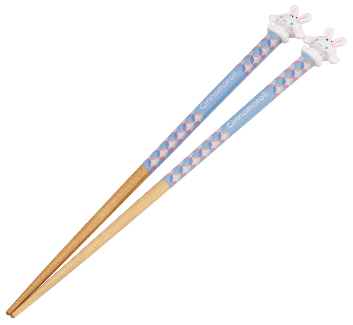 画像1: スケーター（Ｓｋａｔｅｒ） 塗箸 ２１ｃｍ マスコット付 サンリオ シナモロール 卯 ＡＮＤ４５?Ａ (1)