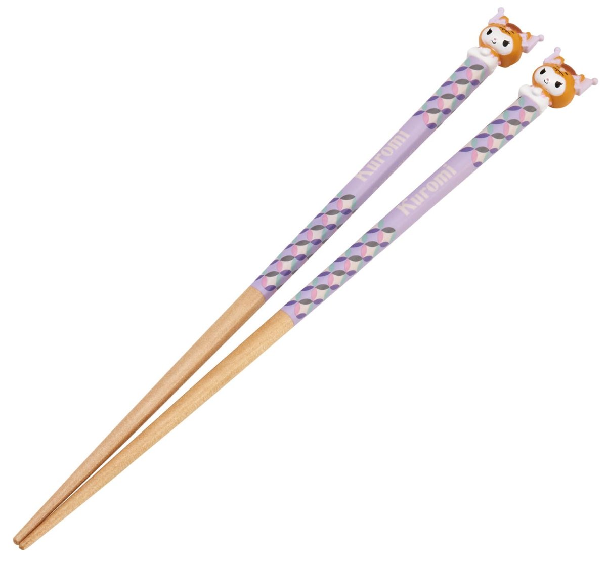 画像1: スケーター（Ｓｋａｔｅｒ） 塗箸 ２１ｃｍ マスコット付 サンリオ クロミ 午 ＡＮＤ４５?Ａ (1)