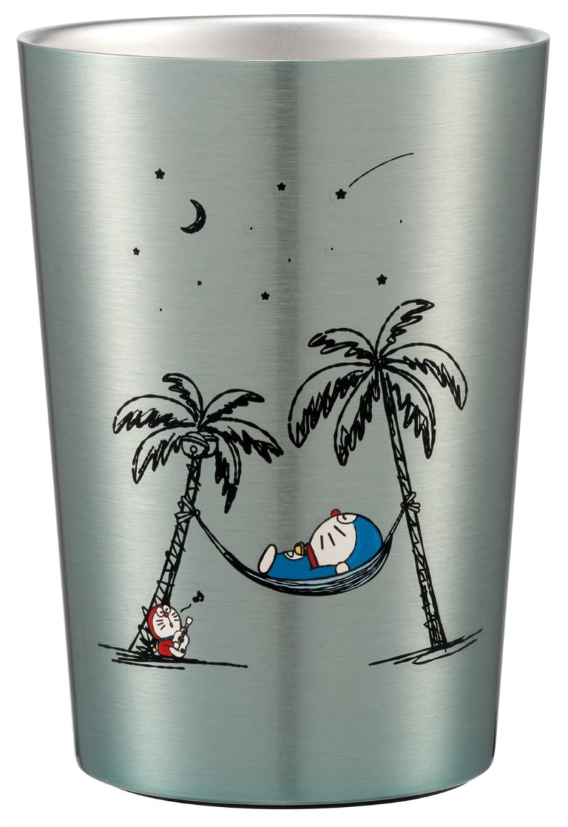 画像1: スケーター（Ｓｋａｔｅｒ） コンビニ コーヒー ステンレス タンブラー Ｍサイズ ４００ｍｌ 保温 保冷 サンリオ Ｉ?ｍ Ｄｏｒａｅｍｏｎ ドラえもん Ｍｏｏｎｌｉｔ ｎｉｇｈｔ ＳＴＣＶ２?Ａ (1)