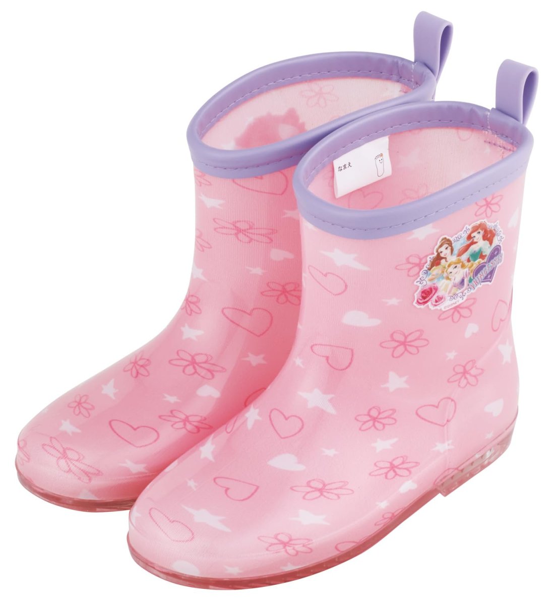 画像1: スケーター（Ｓｋａｔｅｒ） レインブーツ シューズ 長靴 １８ｃｍ 子供用 反射テープ付 ディズニー プリンセス 女の子 ＲＩＢＴ１８?Ａ (1)