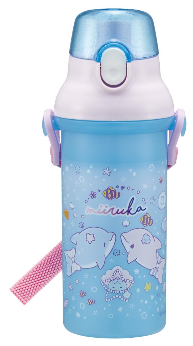 画像1: スケーター（Ｓｋａｔｅｒ） 水筒 子供用 直飲み ４８０ｍｌ プラスチック ワンタッチ 食洗機対応 日本製 みいるか 女の子 ＰＳＢ５ＳＡＮＡＧ?Ａ (1)