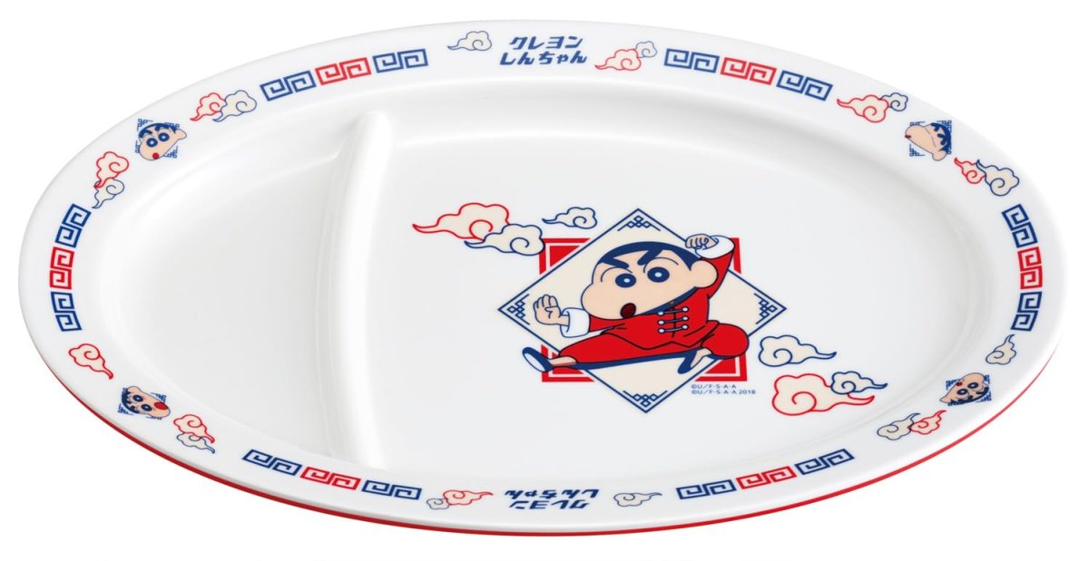 画像1: スケーター（Ｓｋａｔｅｒ） メラミン製 ギョウザ 餃子 皿 食器 町中華 食洗機対応 クレヨンしんちゃん ＭＣＨ３?Ａ (1)