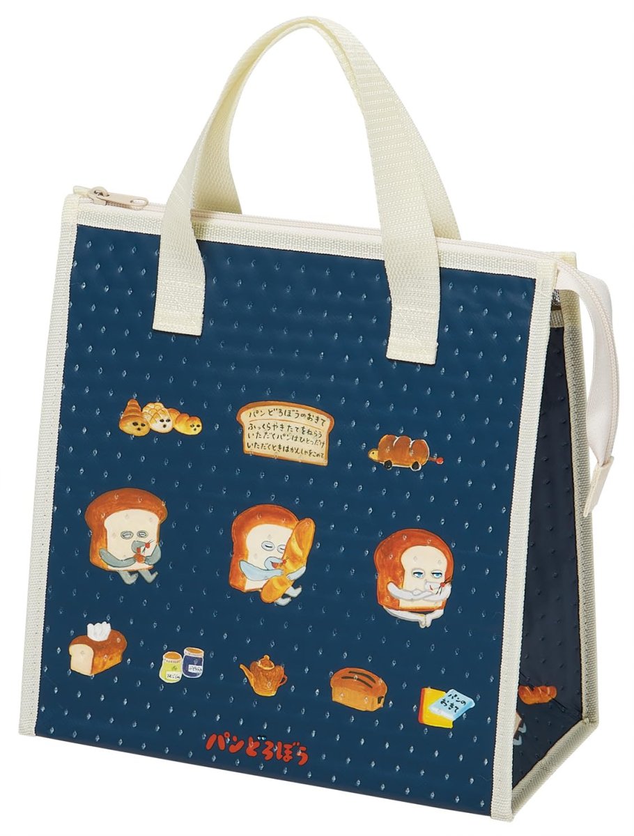 画像1: スケーター（Ｓｋａｔｅｒ） ランチバッグ 不織布 保冷 バッグ ２６．５×２７ｃｍ パンどろぼう ＦＢＣ１?Ａ (1)