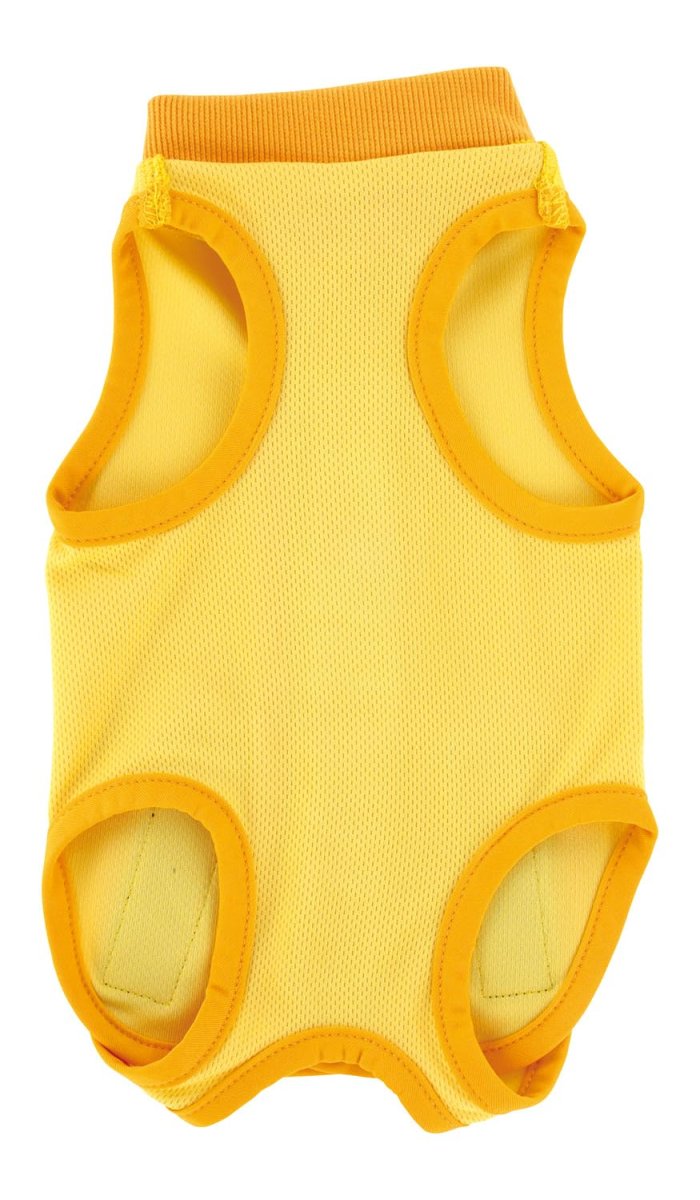 画像1: スケーター（Ｓｋａｔｅｒ） 術後服 猫用 ペット Ｓサイズ 着丈２５ｃｍ イエロー ＰＥＴＣ１?Ａ (1)