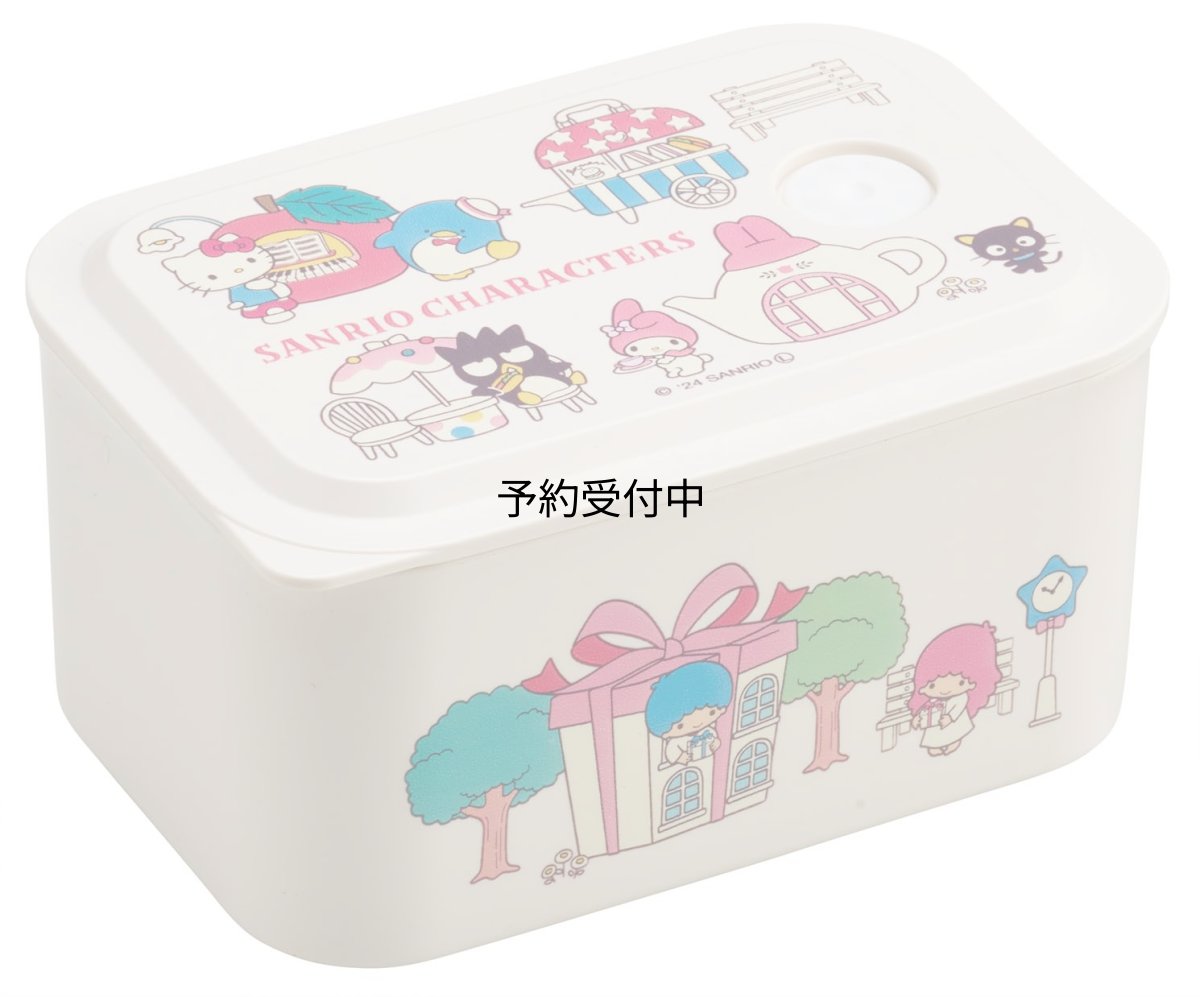 画像1: スケーター（Ｓｋａｔｅｒ） 弁当箱 行楽 ランチボックス Ｓサイズ １段 蓋をしたまま レンジ対応 ３２０ｍｌ サンリオ オールスターズ ｖｉｌｌａｇｅ ＰＬ３２Ｂ?Ａ (1)