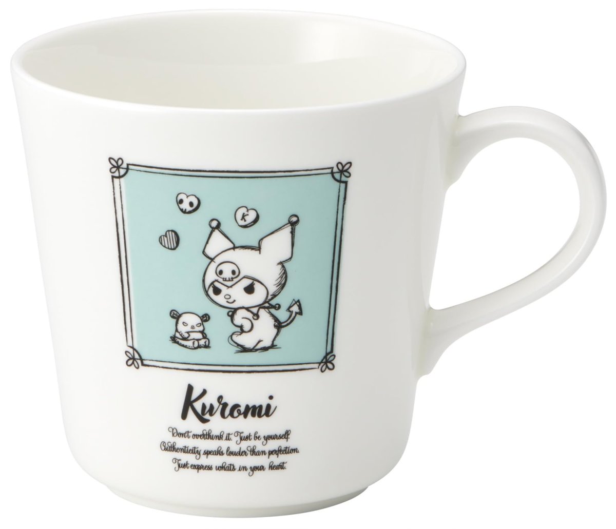 画像1: スケーター（Ｓｋａｔｅｒ） マグ カップ 大 ２９０ｍｌ 食洗機対応 ＮＡＲＵＭＩ ボーンチャイナ 鳴海製陶 日本製 サンリオ クロミ ドローイング ＣＢＭＧ３０?Ａ (1)