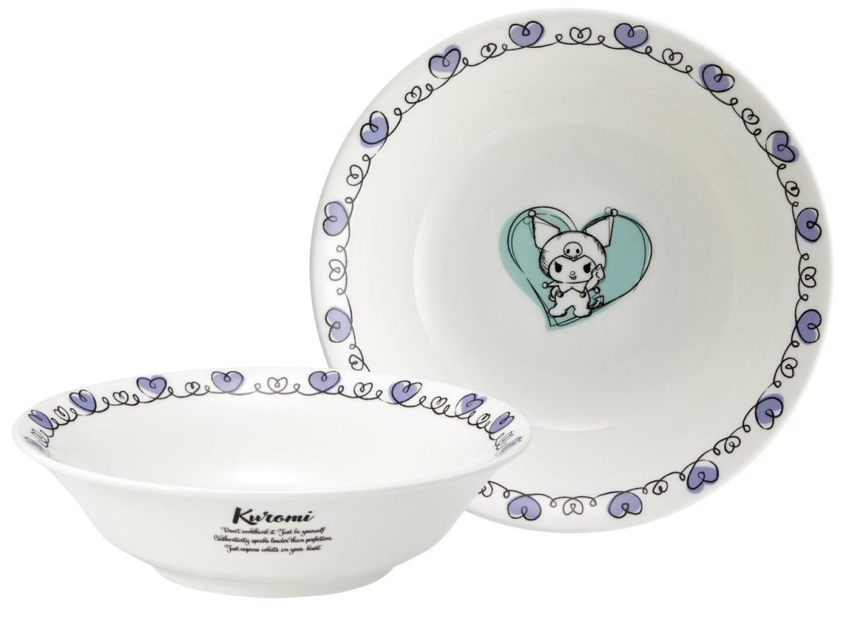画像1: スケーター（Ｓｋａｔｅｒ） シリアル ボウル １６ｃｍ 食洗機対応 ＮＡＲＵＭＩ ボーンチャイナ 鳴海製陶 日本製 サンリオ クロミ ドローイング ＣＢＳＢ１６?Ａ (1)