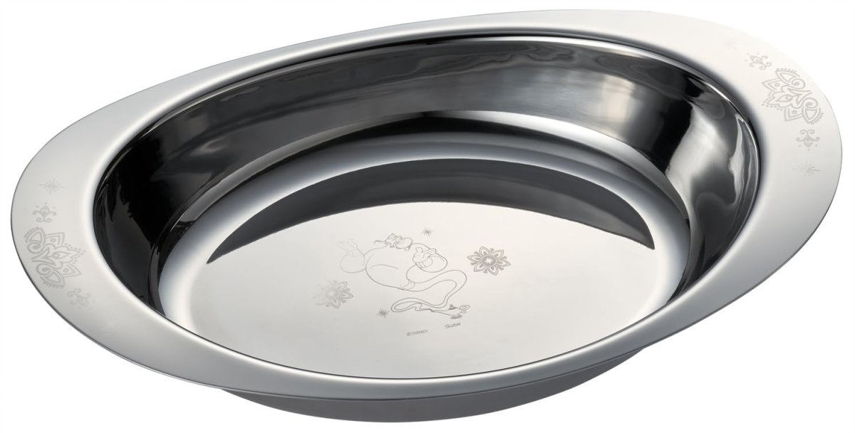 画像1: スケーター（Ｓｋａｔｅｒ） カレープレート 皿 ステンレス 容器 カレー専用 食洗機対応 ディズニー アラジン ジーニー ＤＳＣＹ１?Ａ (1)