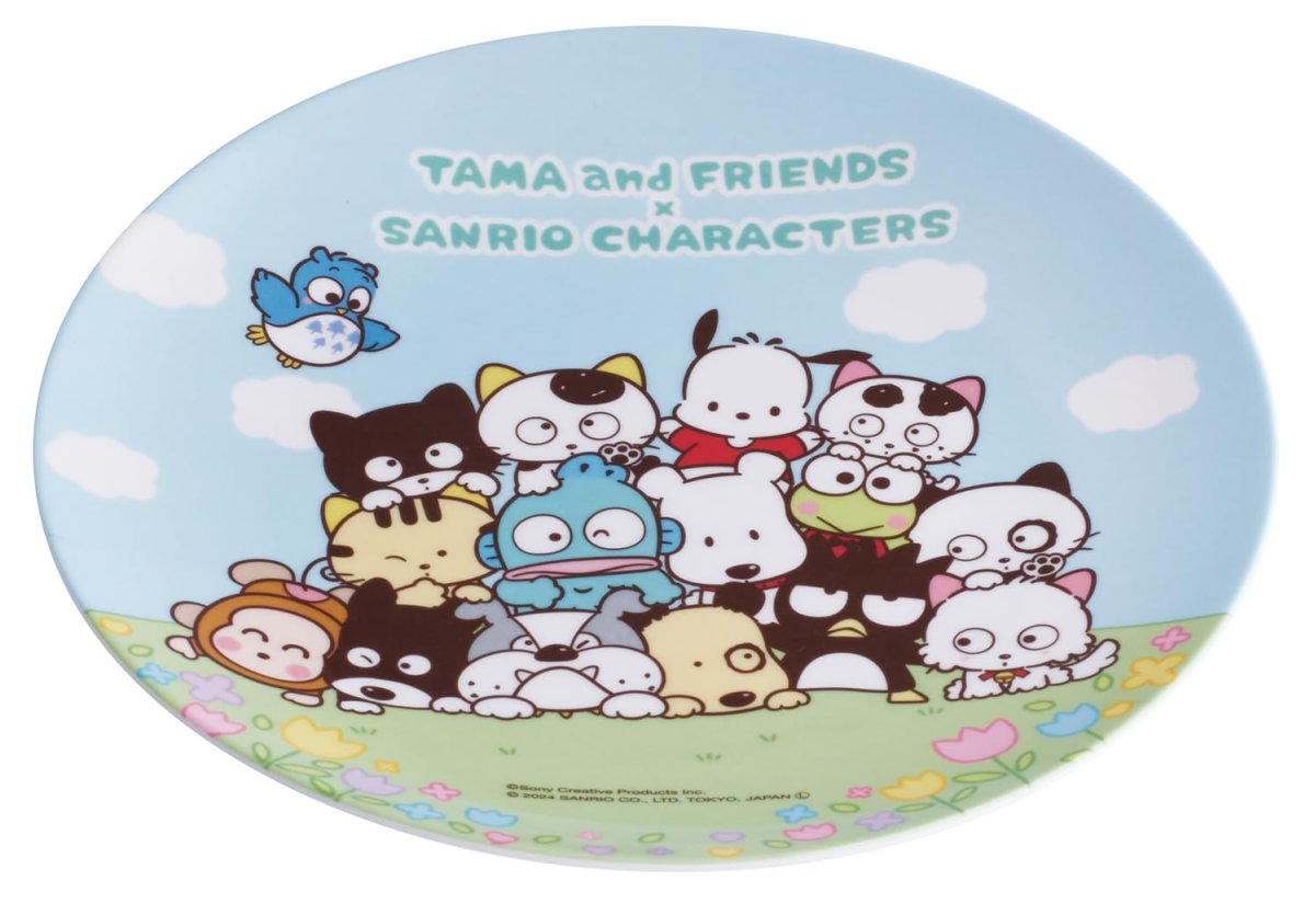 画像1: スケーター（Ｓｋａｔｅｒ） メラミン プレート ２０ｃｍ お皿 皿 タマ×サンリオ オールスターズ ＭＰＬ２０Ｐ?Ａ (1)