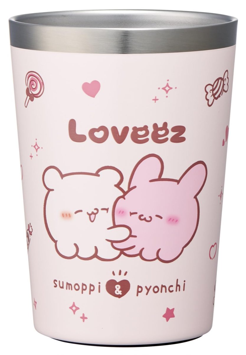 画像1: スケーター（Ｓｋａｔｅｒ） コンビニ コーヒー ステンレス タンブラー Ｍサイズ ４００ｍｌ 保温 保冷 らぶいーず ＳＴＣＶ２?Ａ (1)
