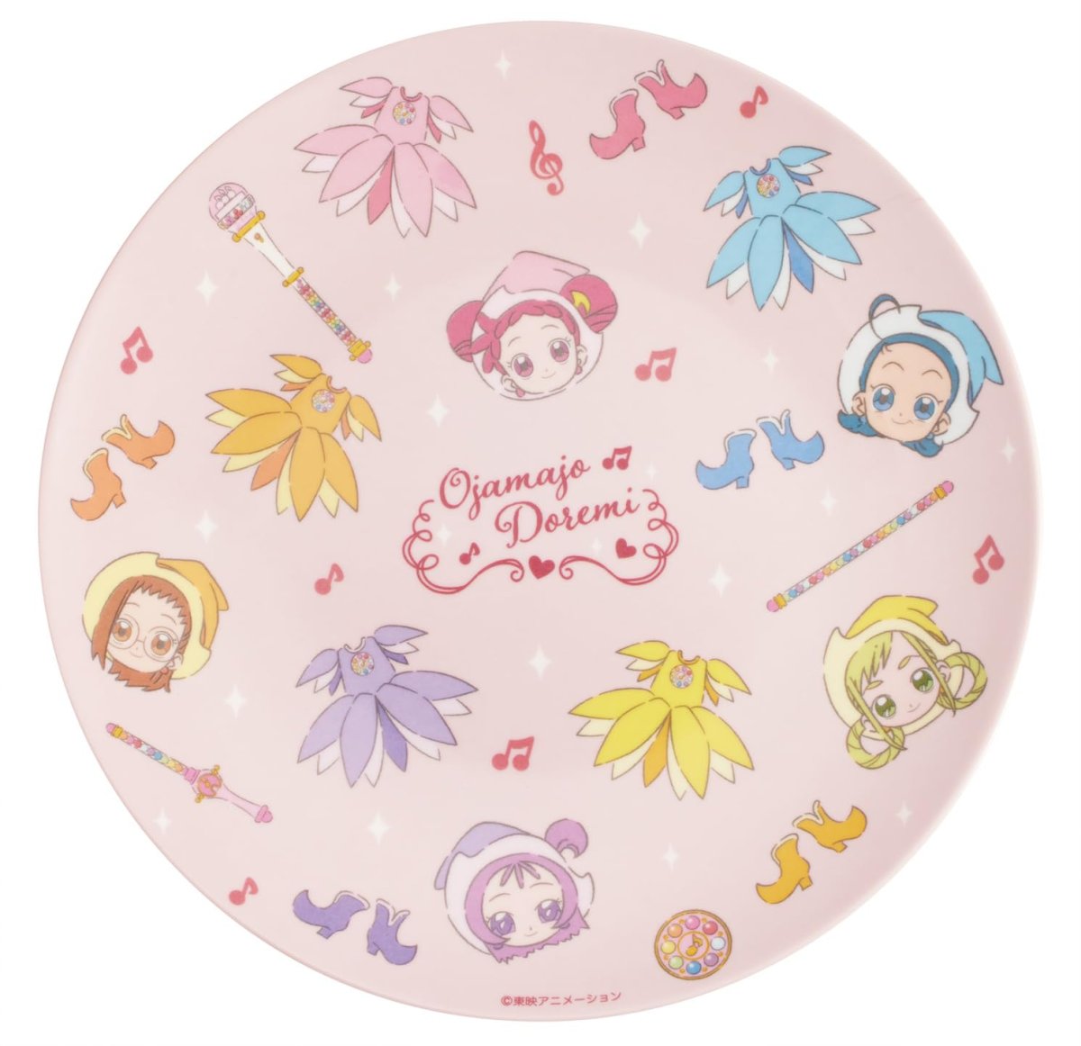 画像1: スケーター（Ｓｋａｔｅｒ） メラミン プレート ２０ｃｍ お皿 皿 おジャ魔女どれみ ＭＰＬ２０Ｐ?Ａ (1)